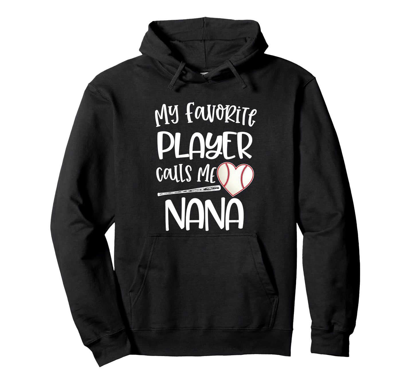 My Favorite Player Calls Me Grandma Hoodie - Graphic Print Men Women - T-Shirt, Sweatshirt, Hoodie