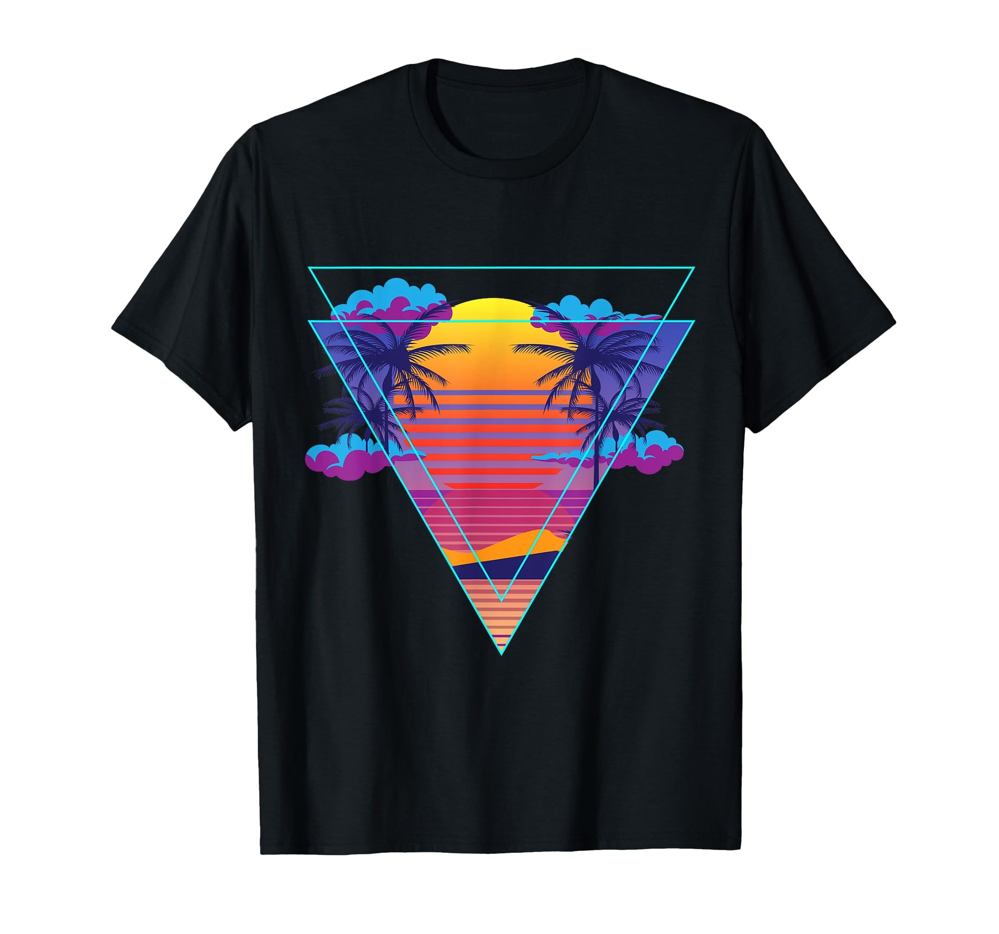 Beach Retrowave Vaporwave T-Shirt - Unique Graphic Men Women - T-Shirt, Sweatshirt, Hoodie