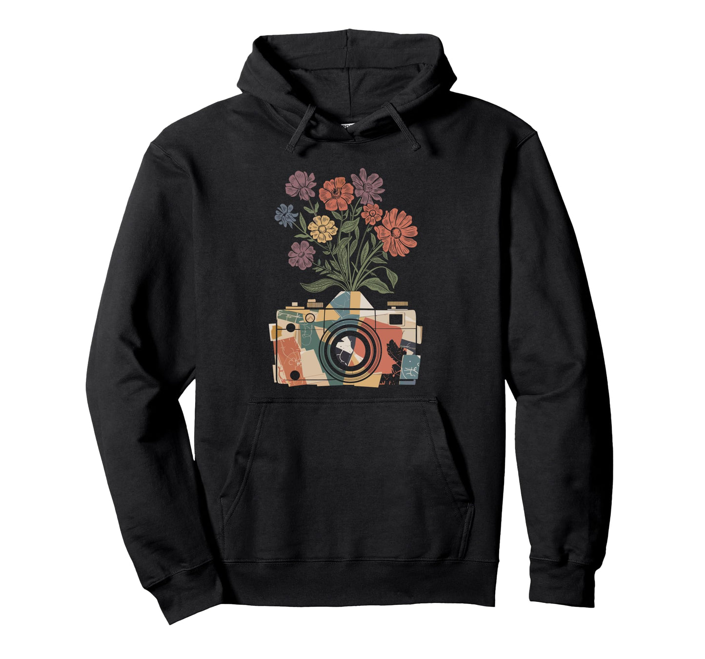 Camera Photography Art Floral Photographer Hoodie - Novelty Apparel Unisex - T-Shirt, Sweatshirt, Hoodie