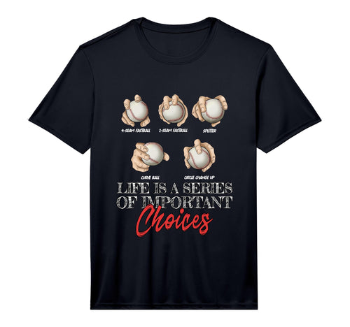 Life Is Series Important Choices T-Shirt - Minimalist Print Men Women - T-Shirt, Sweatshirt, Hoodie