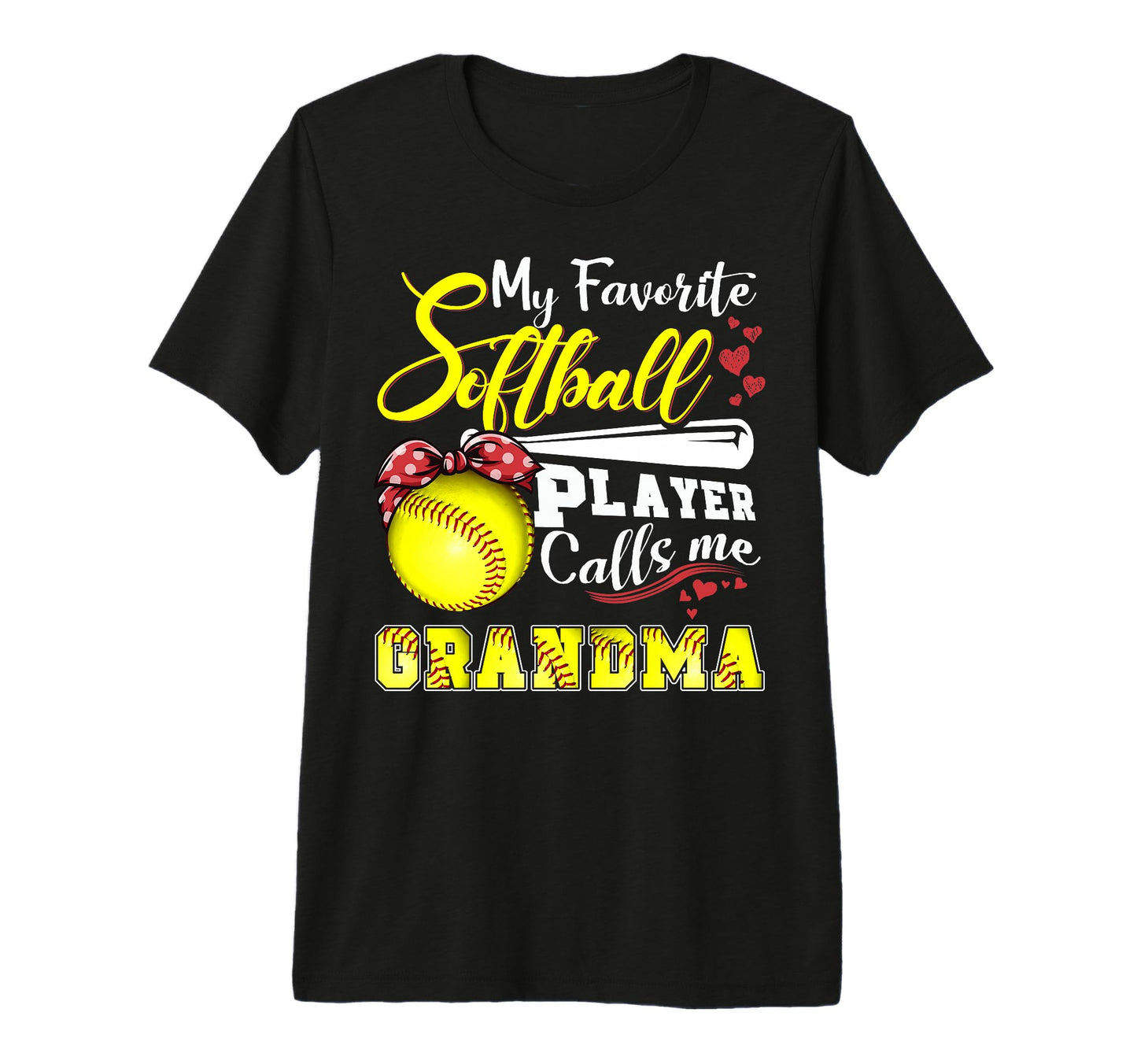 My Favorite Softball Player Calls Me T-Shirt - Custom Art Print Unisex - T-Shirt, Sweatshirt, Hoodie