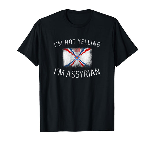 Family Heritage Gifts Assyrian Pride T-Shirt - Minimalist Print for Adults - T-Shirt, Sweatshirt, Hoodie