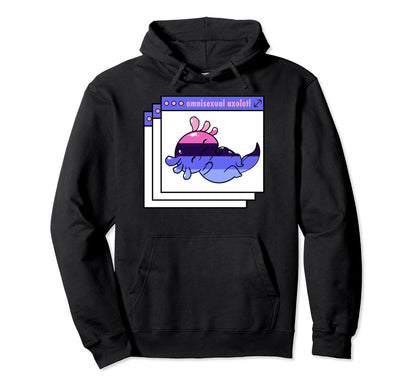 Y2K Vaporwave Omnisexual Pride Hoodie - Casual Everyday Wear Men Women - T-Shirt, Sweatshirt, Hoodie