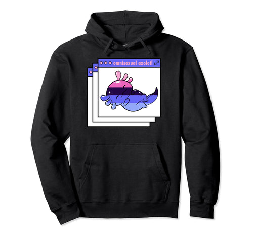 Y2K Vaporwave Omnisexual Pride Hoodie - Casual Everyday Wear Men Women - T-Shirt, Sweatshirt, Hoodie