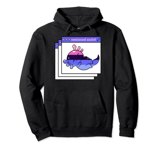 Y2K Vaporwave Omnisexual Pride Hoodie - Casual Everyday Wear Men Women - T-Shirt, Sweatshirt, Hoodie