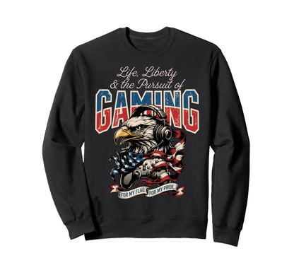 Funny Patriotic Usa Flag Usa Sweatshirt - Casual Everyday Wear Unisex - T-Shirt, Sweatshirt, Hoodie