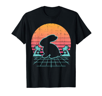 Easter Bunny Rabbit Vaporwave T-Shirt - Novelty Apparel for Adults - T-Shirt, Sweatshirt, Hoodie