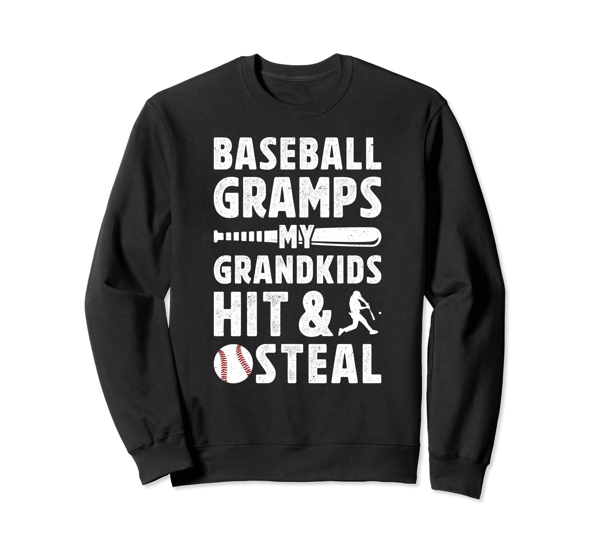 Baseball Gramps Grandpa Funny Sweatshirt - Casual Everyday Wear Men Women - T-Shirt, Sweatshirt, Hoodie