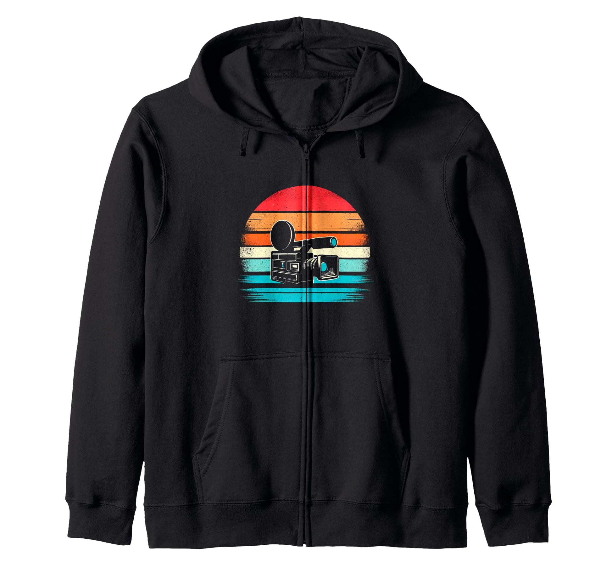 Camera Sunset Sweatshirt - Aesthetic Graphic Men Women - T-Shirt, Sweatshirt, Hoodie