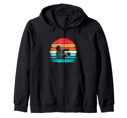 Camera Sunset Sweatshirt - Aesthetic Graphic Men Women - T-Shirt, Sweatshirt, Hoodie