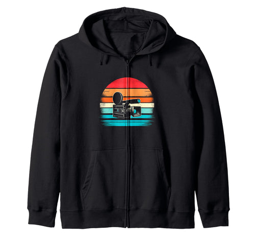 Camera Sunset Sweatshirt - Aesthetic Graphic Men Women - T-Shirt, Sweatshirt, Hoodie