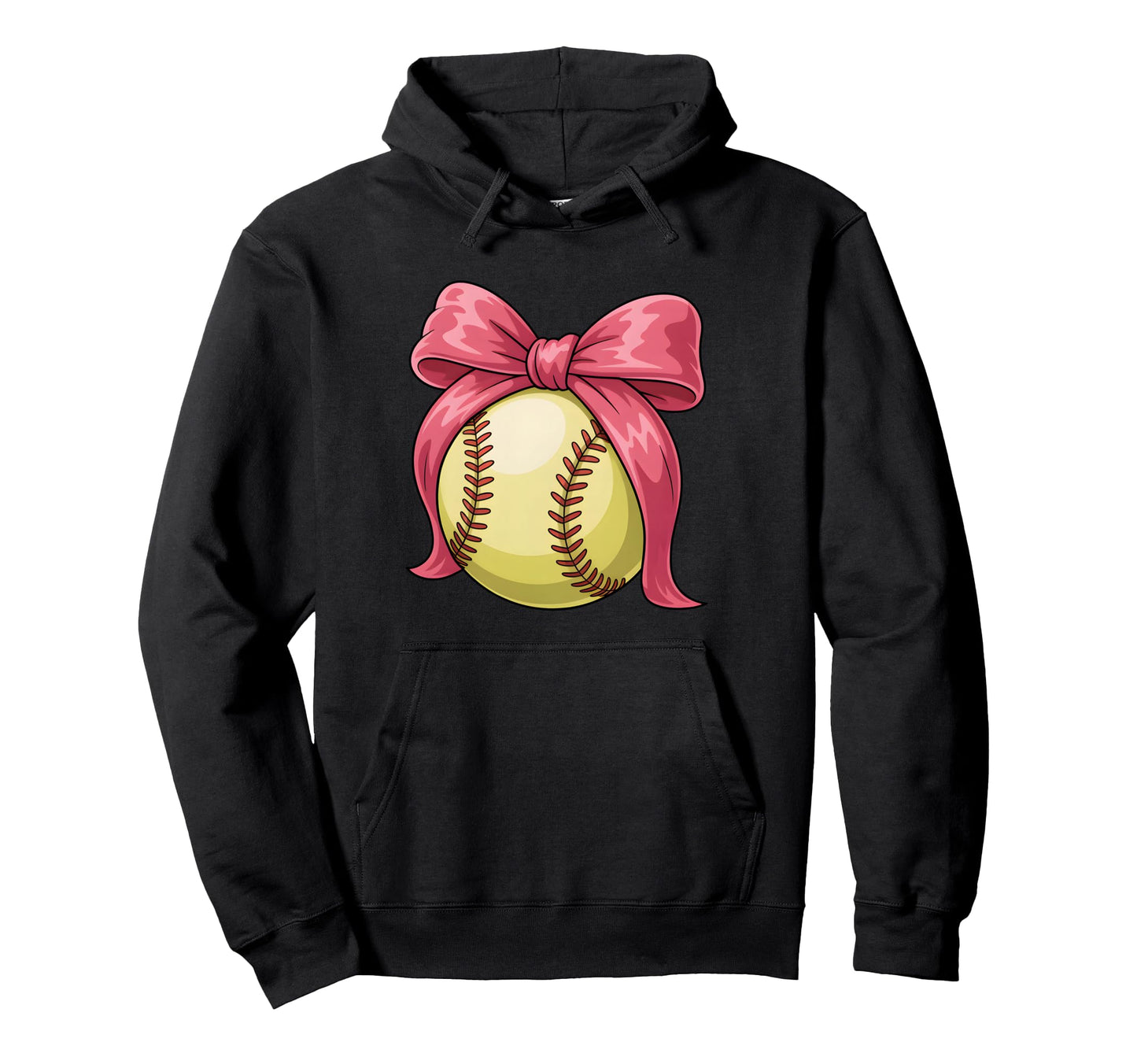 Coquette Softball Sports Softball Player Hoodie - Trendy Graphic Men Women - T-Shirt, Sweatshirt, Hoodie