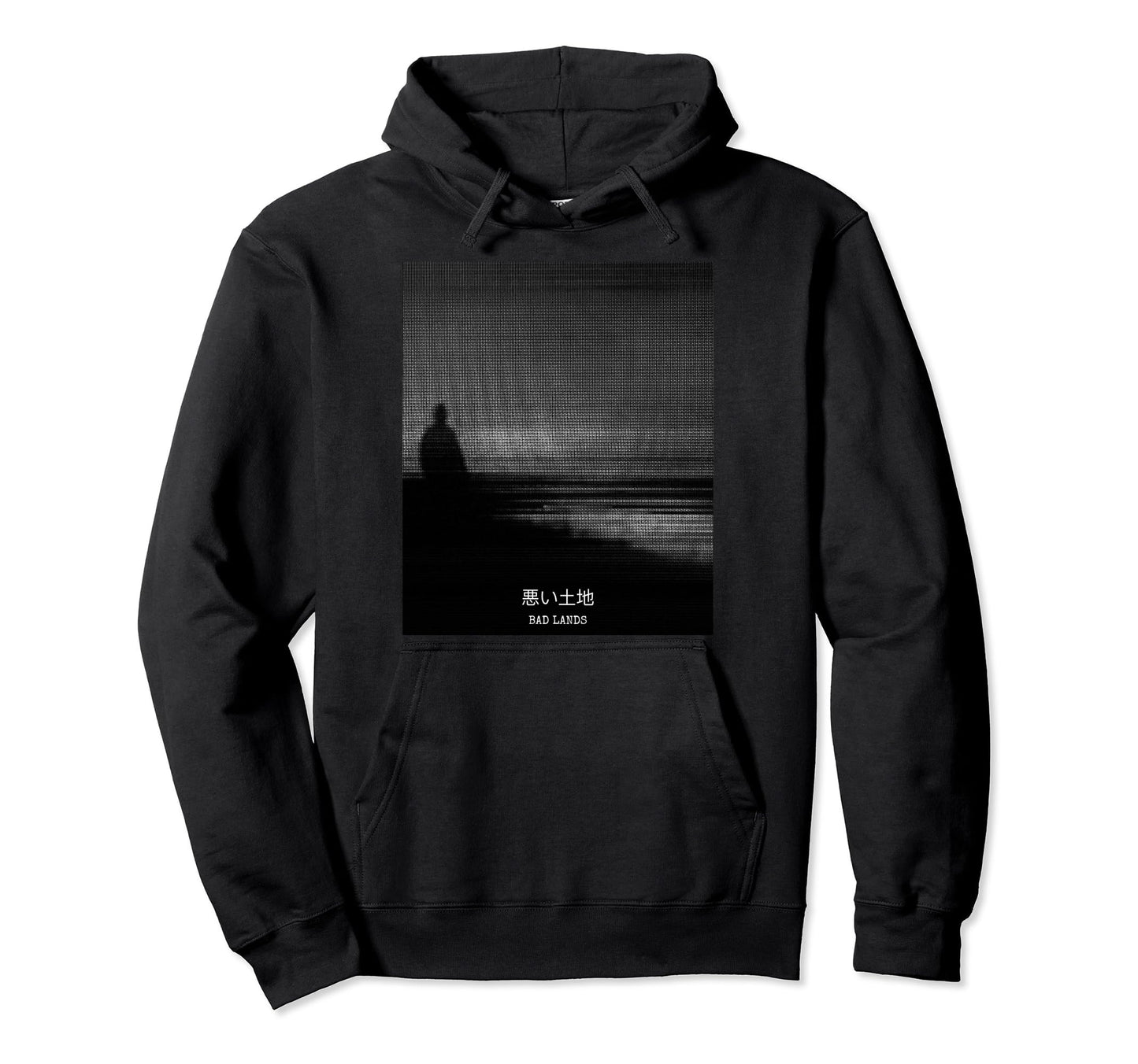 Bad Lands Vaporwave Aesthetic Otaku Hoodie - Minimalist Print Unisex - T-Shirt, Sweatshirt, Hoodie