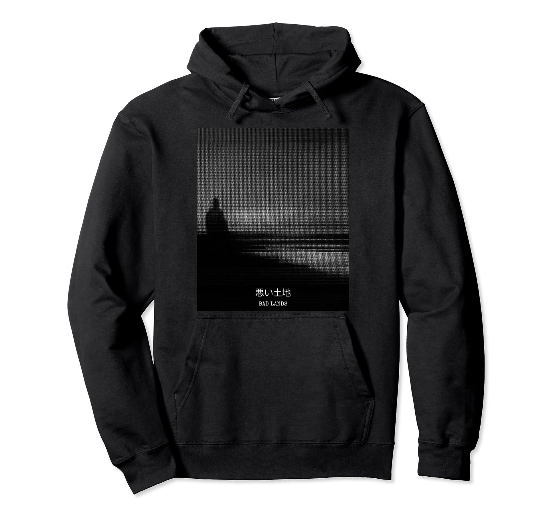 Bad Lands Vaporwave Aesthetic Otaku Hoodie - Minimalist Print Unisex - T-Shirt, Sweatshirt, Hoodie