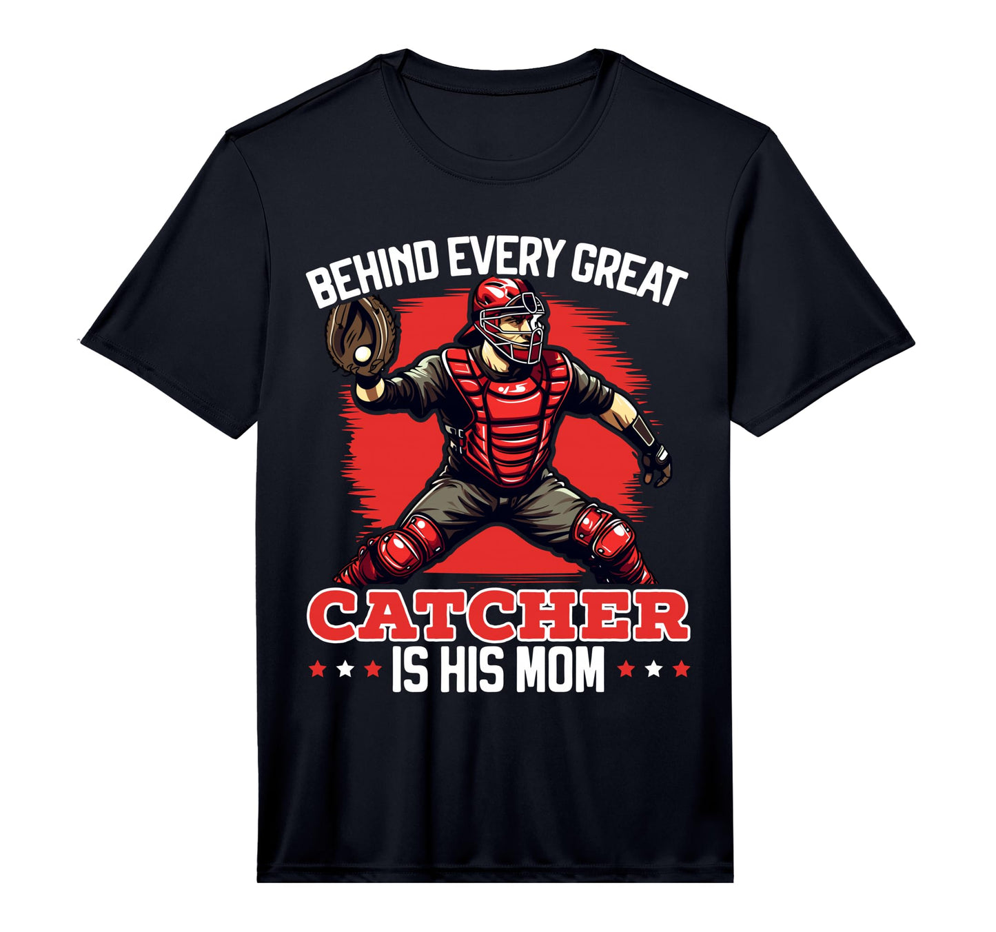 Mens Baseball Catcher Mama Best Mom T-Shirt - Minimalist Print Men Women - T-Shirt, Sweatshirt, Hoodie