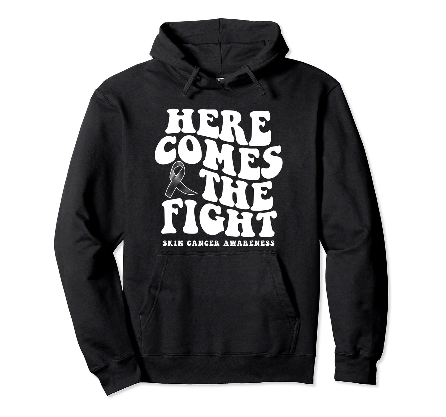 Skin Cancer Awareness Groovy Boho Cancer Hoodie - Streetwear Style Unisex - T-Shirt, Sweatshirt, Hoodie