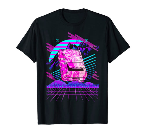 Cassette Music Player Vaporwave T-Shirt - Unique Graphic Men Women - T-Shirt, Sweatshirt, Hoodie