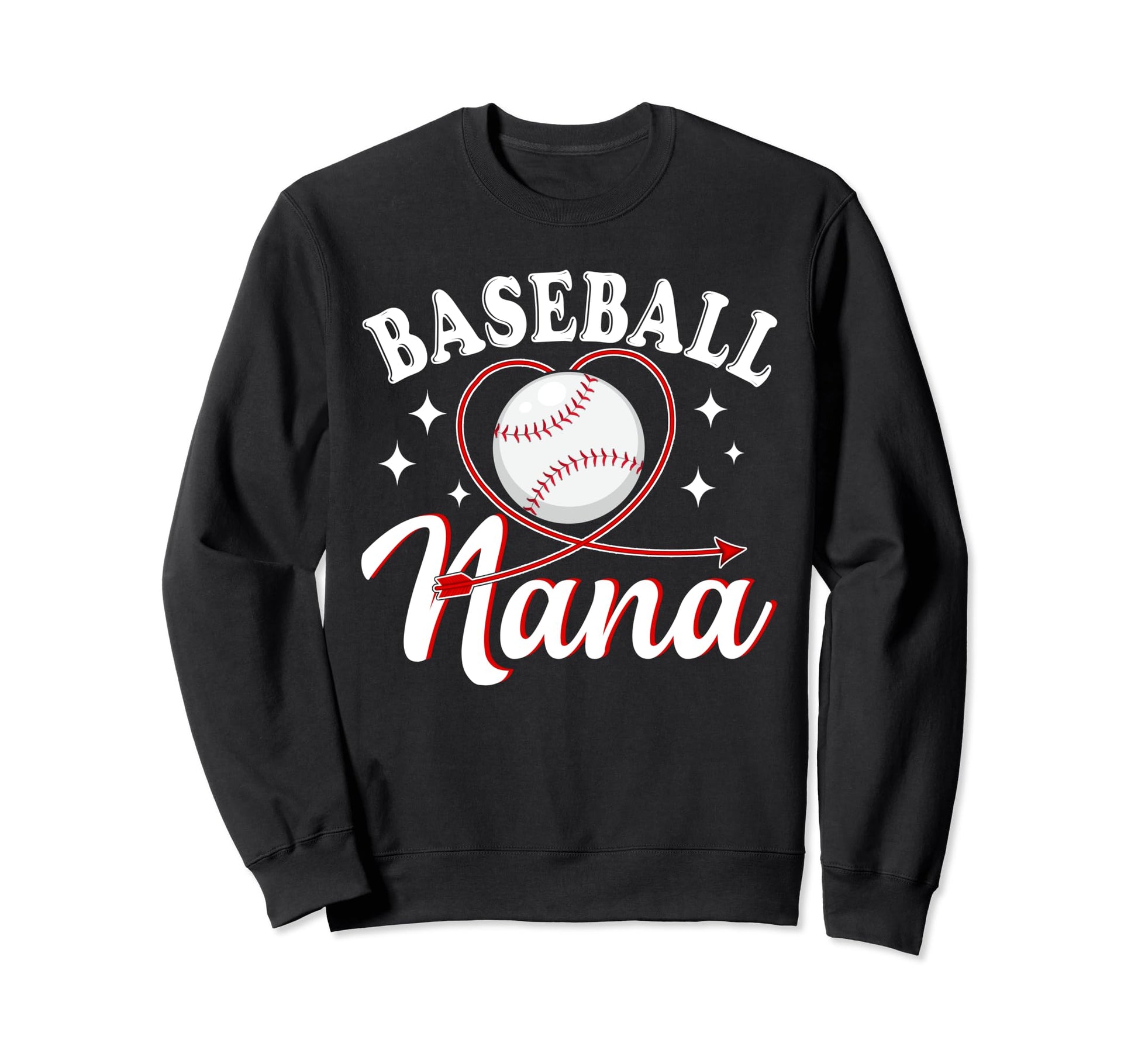 Baseball Nana Baseball Player Sweatshirt - Minimalist Print for Adults - T-Shirt, Sweatshirt, Hoodie