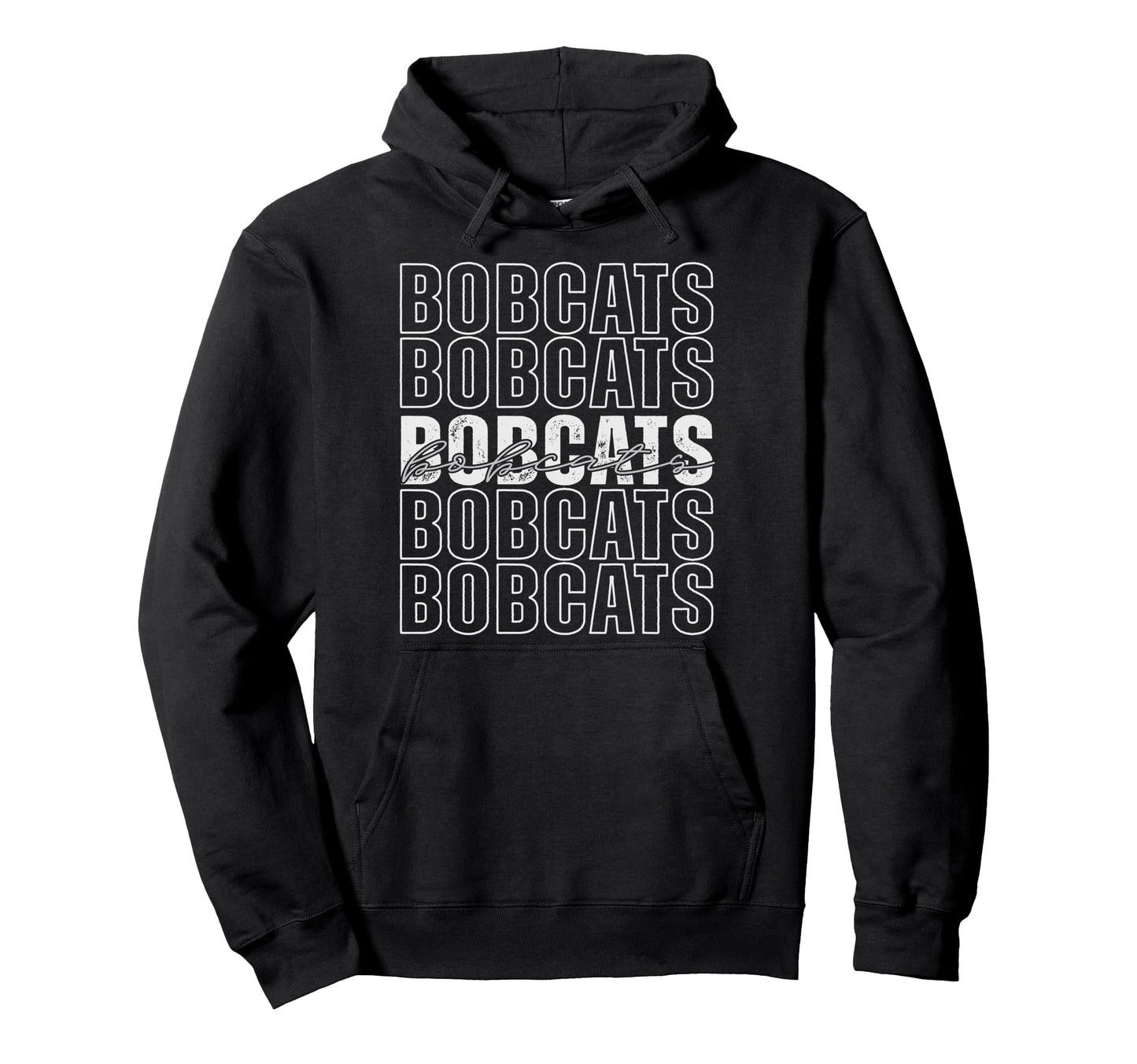 Bobcats Mascot Back To School Spirit Hoodie - Novelty Apparel Unisex - T-Shirt, Sweatshirt, Hoodie