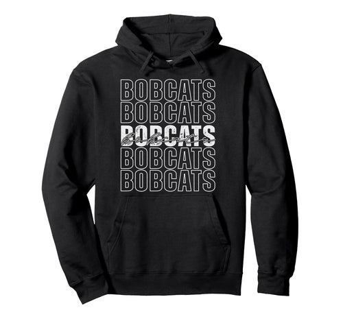 Bobcats Mascot Back To School Spirit Hoodie - Novelty Apparel Unisex - T-Shirt, Sweatshirt, Hoodie