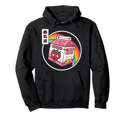 Strawberry Milk Japan Pastel Otaku Anime Hoodie - Graphic Print Unisex - T-Shirt, Sweatshirt, Hoodie