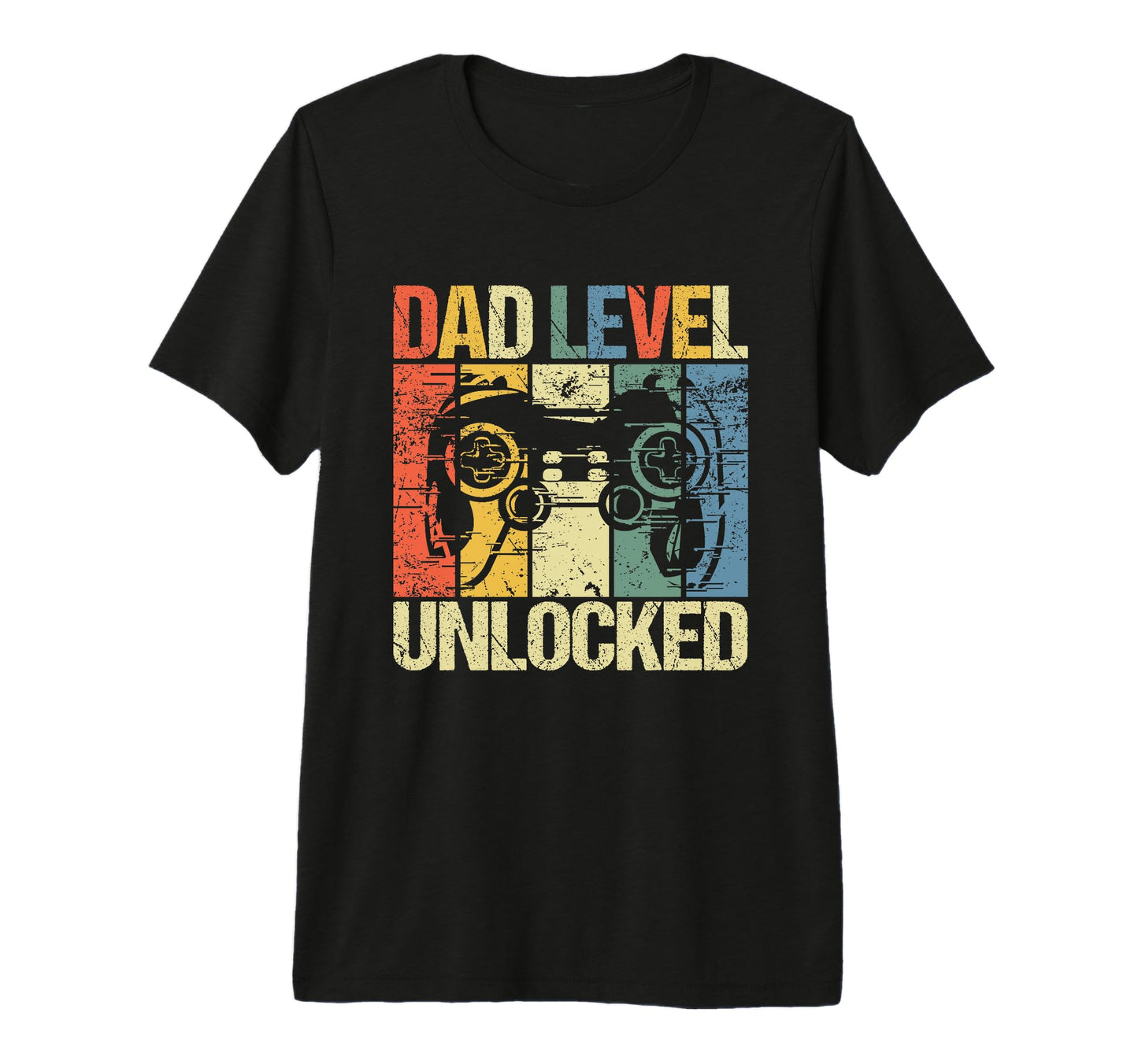 Dad Level Unlocked Gaming T-Shirt - Casual Everyday Wear Men Women - T-Shirt, Sweatshirt, Hoodie