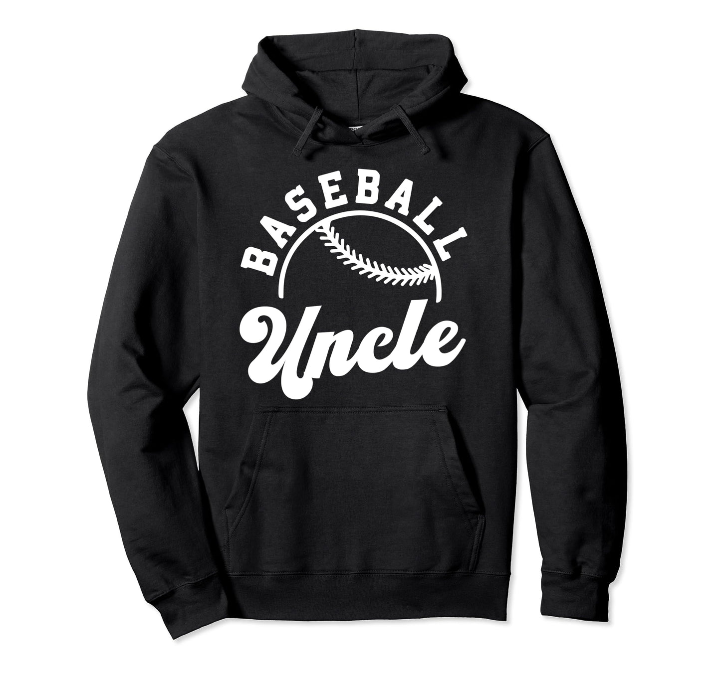 Baseball Uncle Matching Baseball Hoodie - Fun Novelty Design for Adults - T-Shirt, Sweatshirt, Hoodie