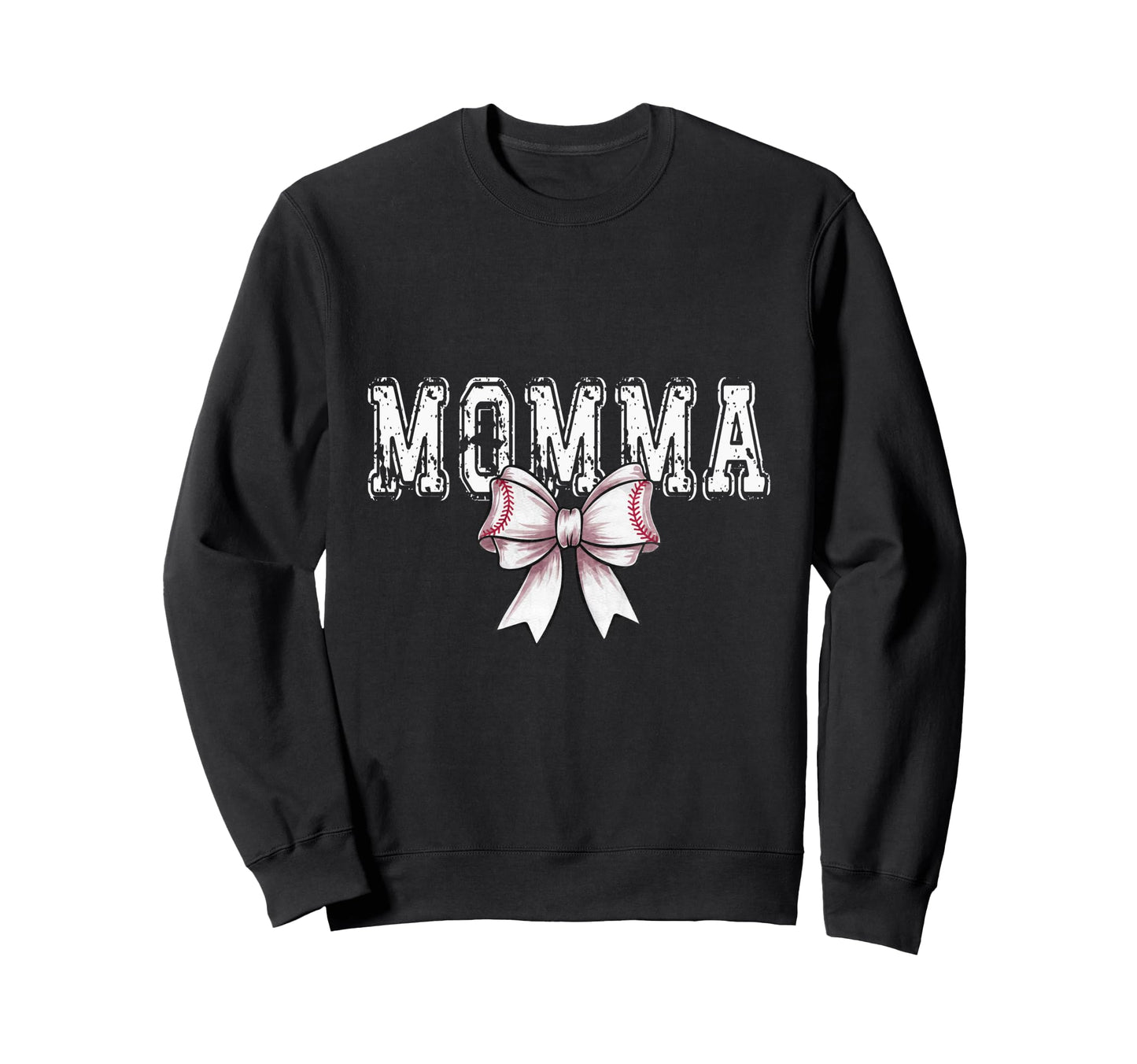 Coquette Baseball Momma Spirit Sweatshirt - Unique Graphic Unisex - T-Shirt, Sweatshirt, Hoodie