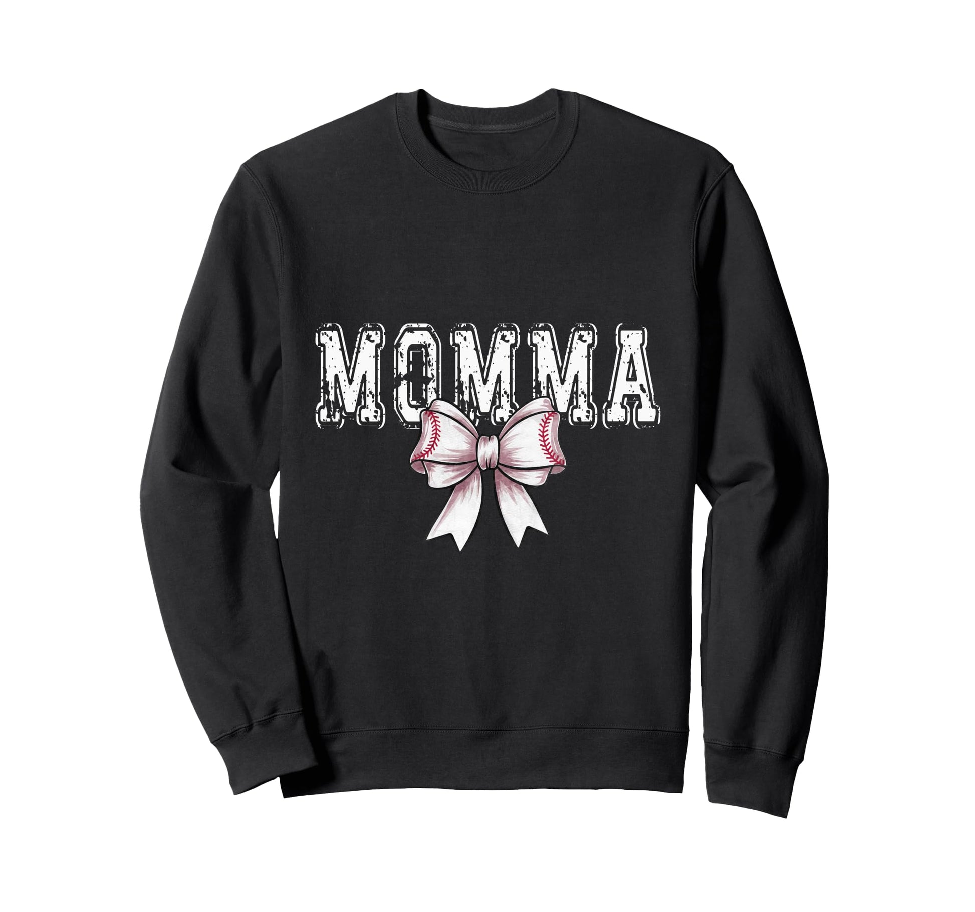 Coquette Baseball Momma Spirit Sweatshirt - Unique Graphic Unisex - T-Shirt, Sweatshirt, Hoodie