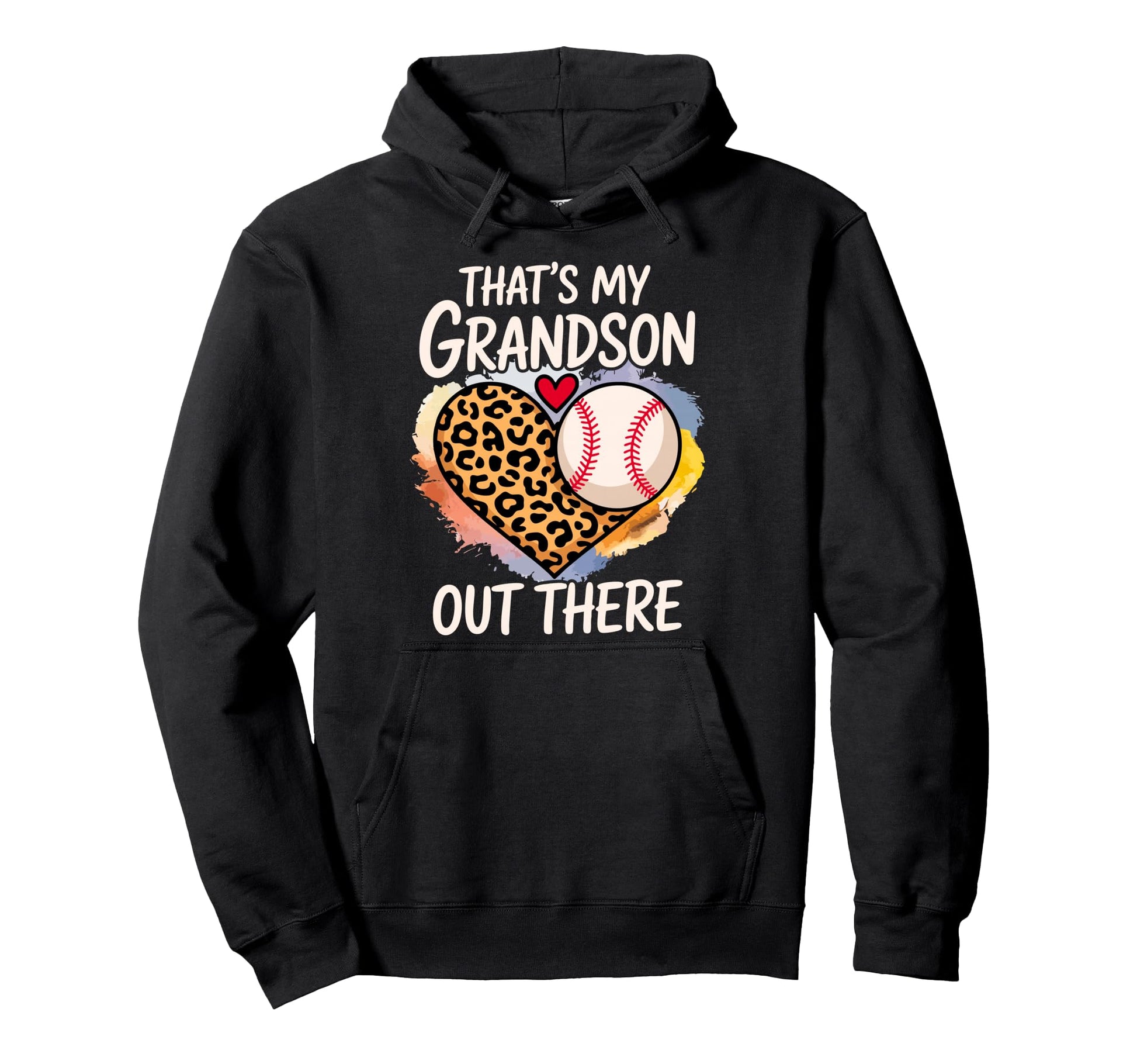 Thats My Grandson Out There Baseball Hoodie - Minimalist Print Unisex - T-Shirt, Sweatshirt, Hoodie