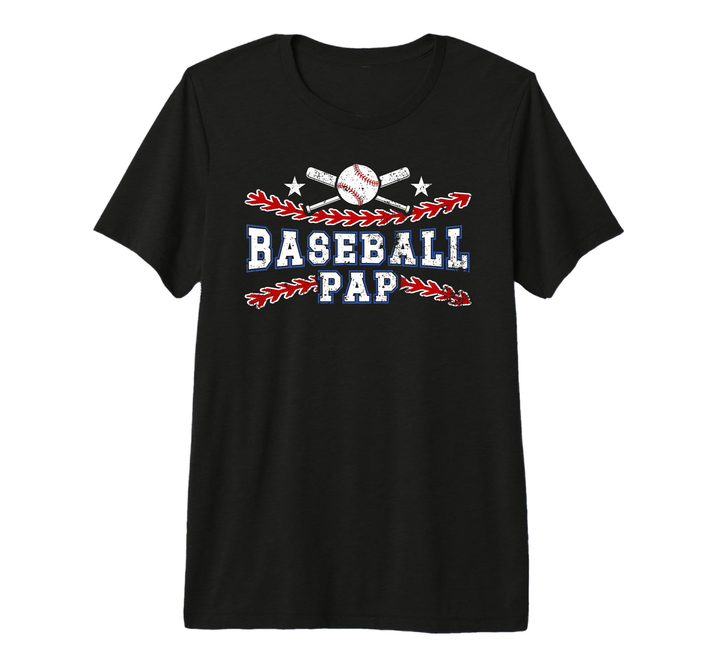 Mens Baseball Pap Best Grandpa Pap Baseball T-Shirt - Graphic Print Unisex - T-Shirt, Sweatshirt, Hoodie