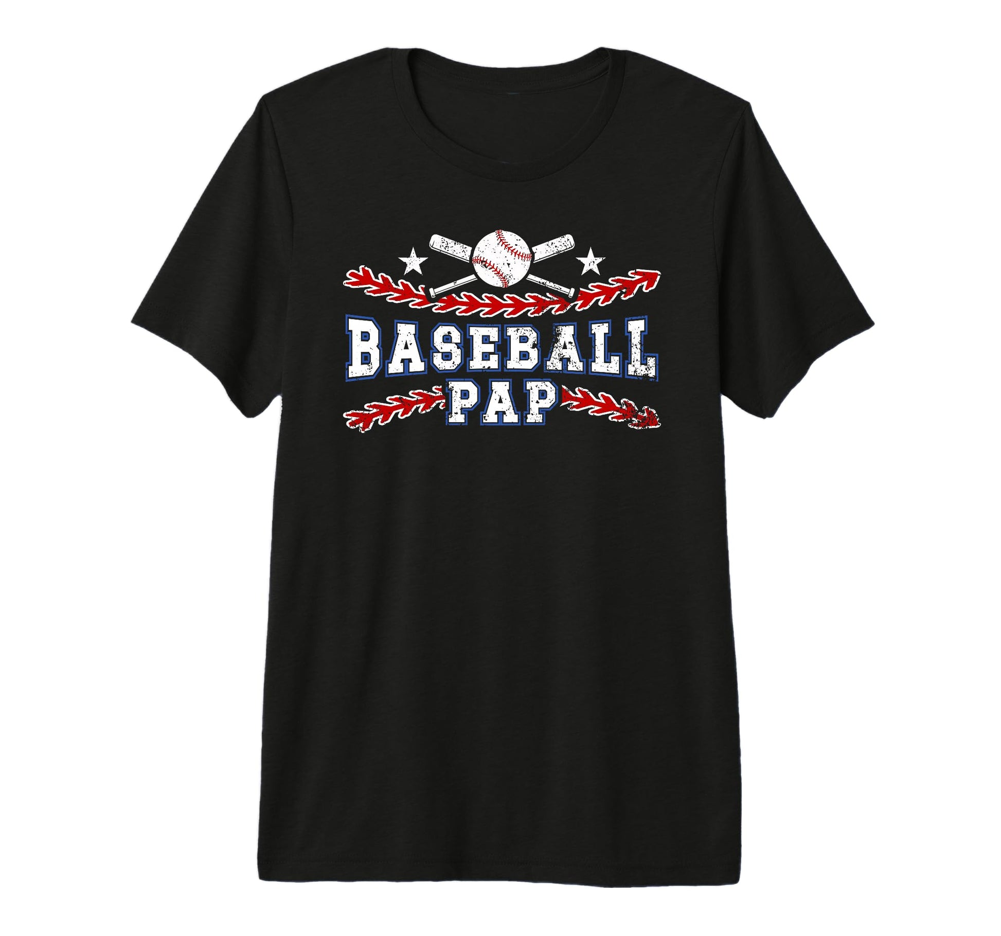 Mens Baseball Pap Best Grandpa Pap Baseball T-Shirt - Graphic Print Unisex - T-Shirt, Sweatshirt, Hoodie