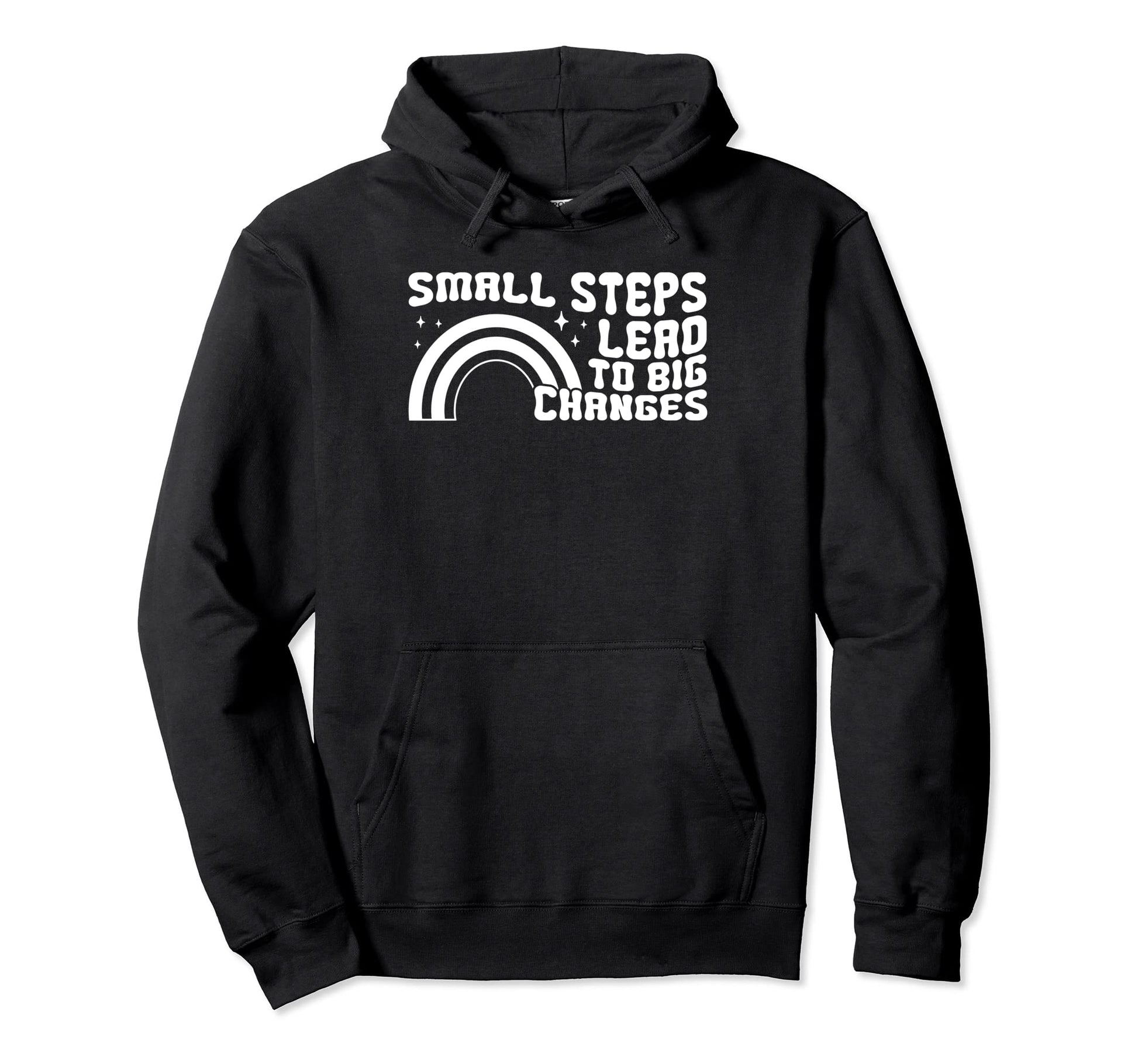Boho Rainbow Groovy Hippie Inspirational Hoodie - Graphic Print for Adults - T-Shirt, Sweatshirt, Hoodie