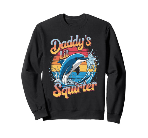 Funny Whale Rainbow Sweatshirt - Graphic Print for Adults - T-Shirt, Sweatshirt, Hoodie
