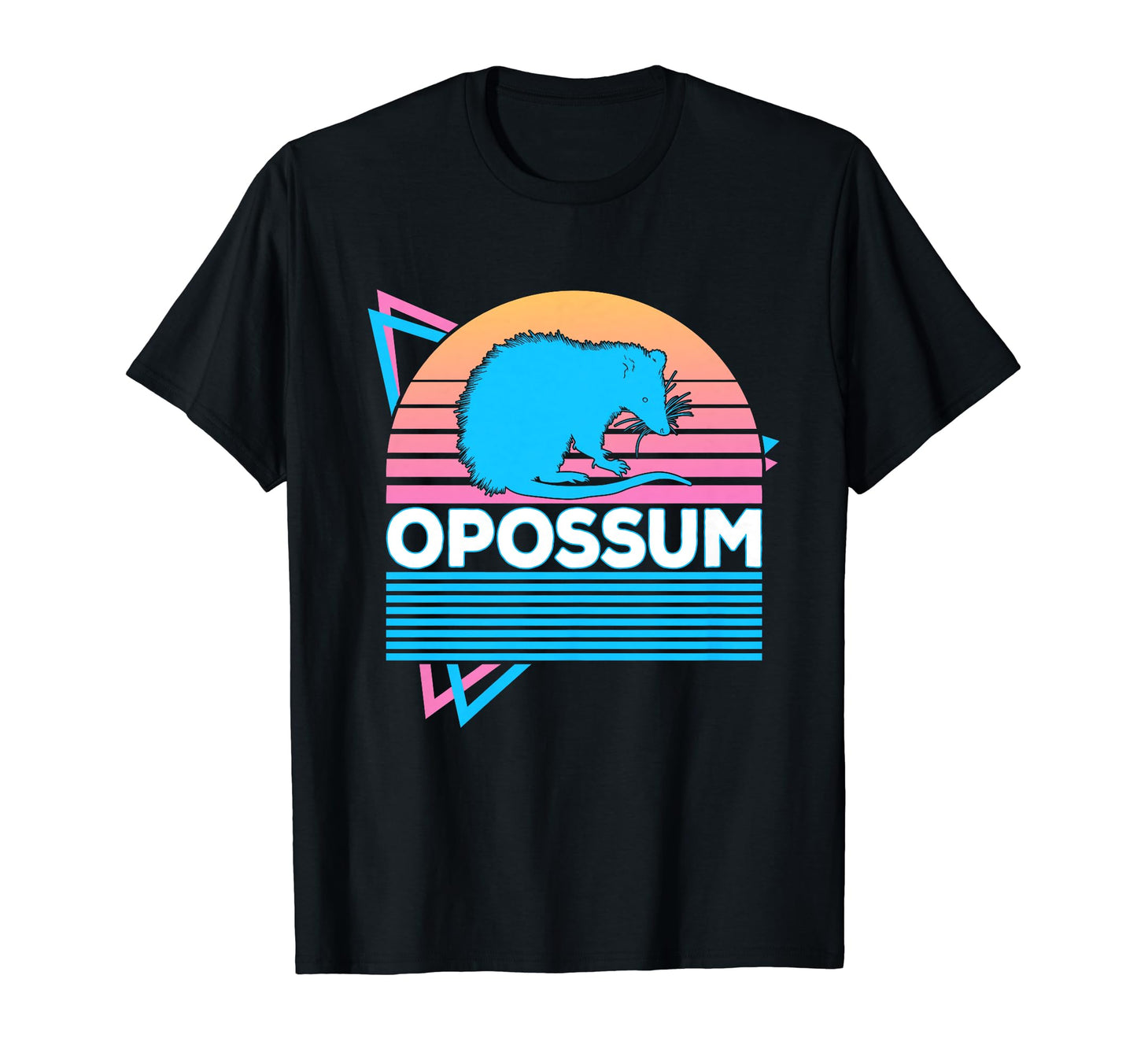 Opossum Vaporwave Aesthetic T-Shirt - Casual Everyday Wear Men Women - T-Shirt, Sweatshirt, Hoodie