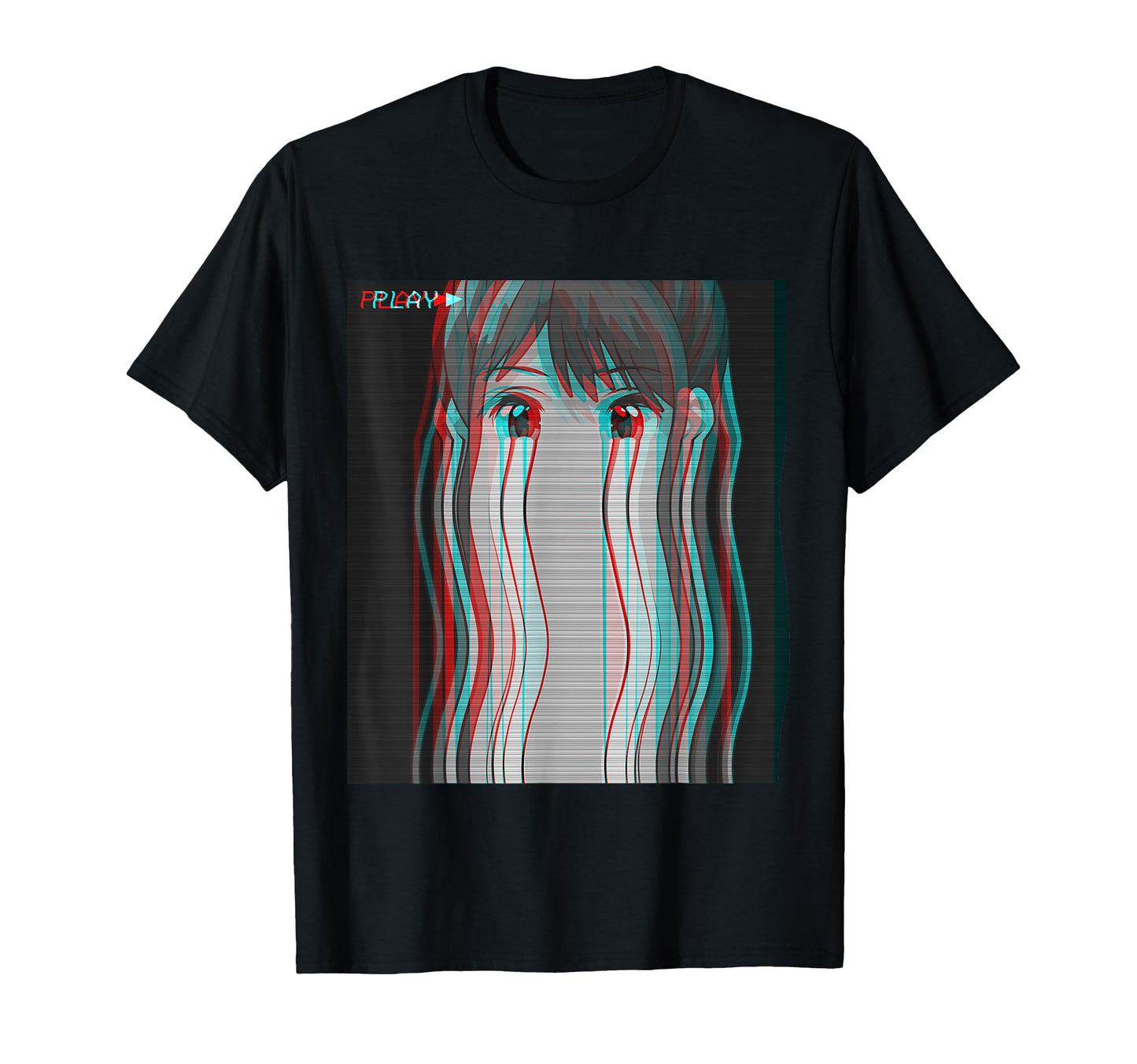 Sad Anime Eboy Egirl Harajuku T-Shirt - Minimalist Print Men Women - T-Shirt, Sweatshirt, Hoodie