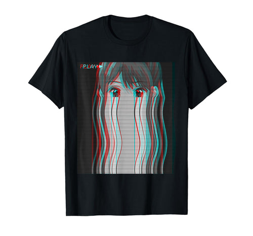 Sad Anime Eboy Egirl Harajuku T-Shirt - Minimalist Print Men Women - T-Shirt, Sweatshirt, Hoodie