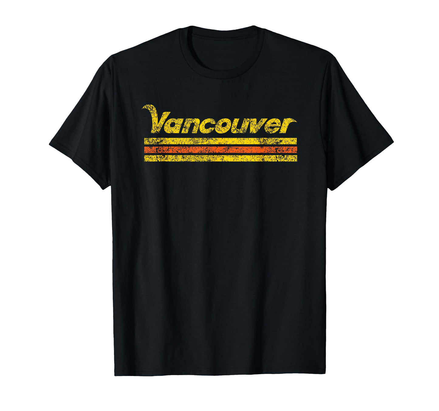Vancouver Canada Weathered Stripe T-Shirt - Streetwear Style Unisex - T-Shirt, Sweatshirt, Hoodie