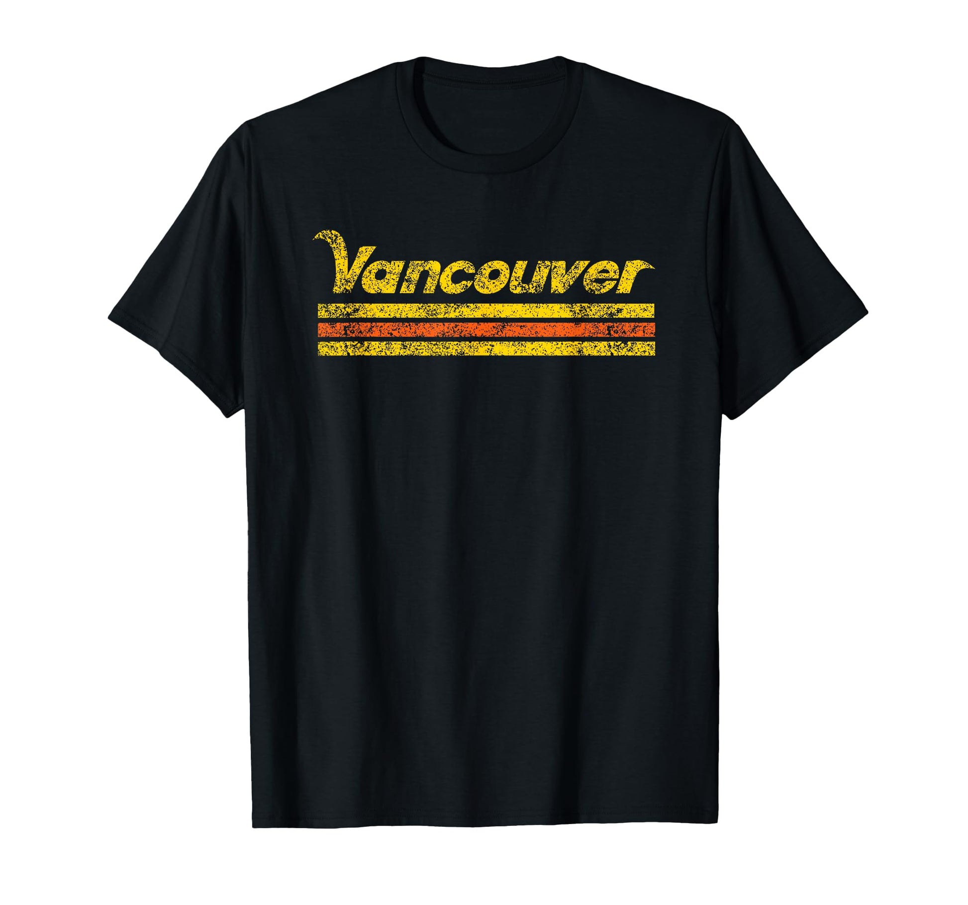Vancouver Canada Weathered Stripe T-Shirt - Streetwear Style Unisex - T-Shirt, Sweatshirt, Hoodie