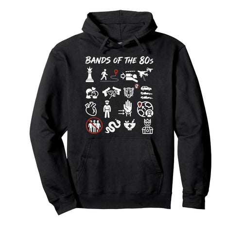Bands 80S Rock Music Lover Rock And Hoodie - Fun Novelty Design Unisex - T-Shirt, Sweatshirt, Hoodie