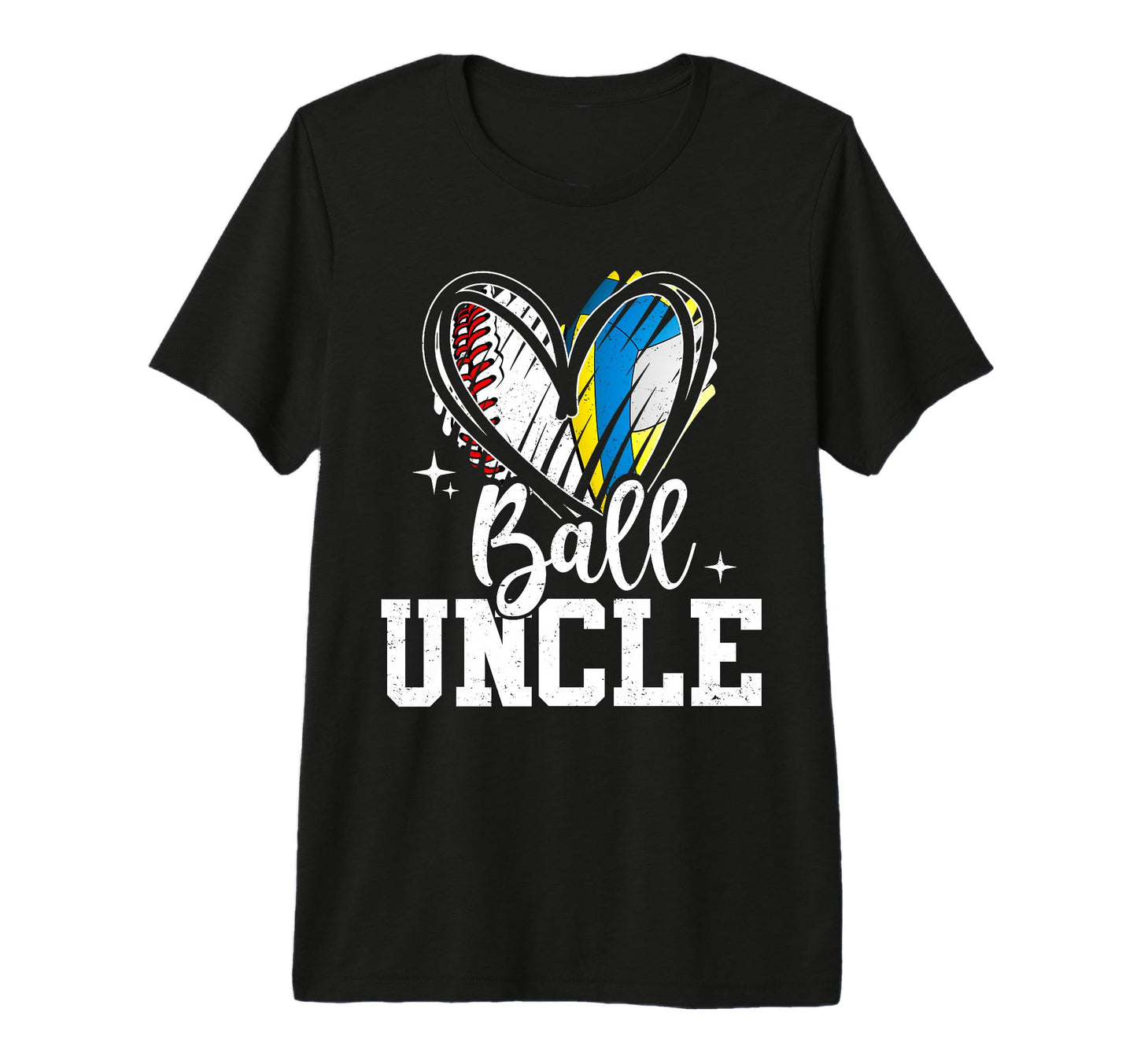Ball Uncle Baseball Volleyball T-Shirt - Casual Everyday Wear Men Women - T-Shirt, Sweatshirt, Hoodie