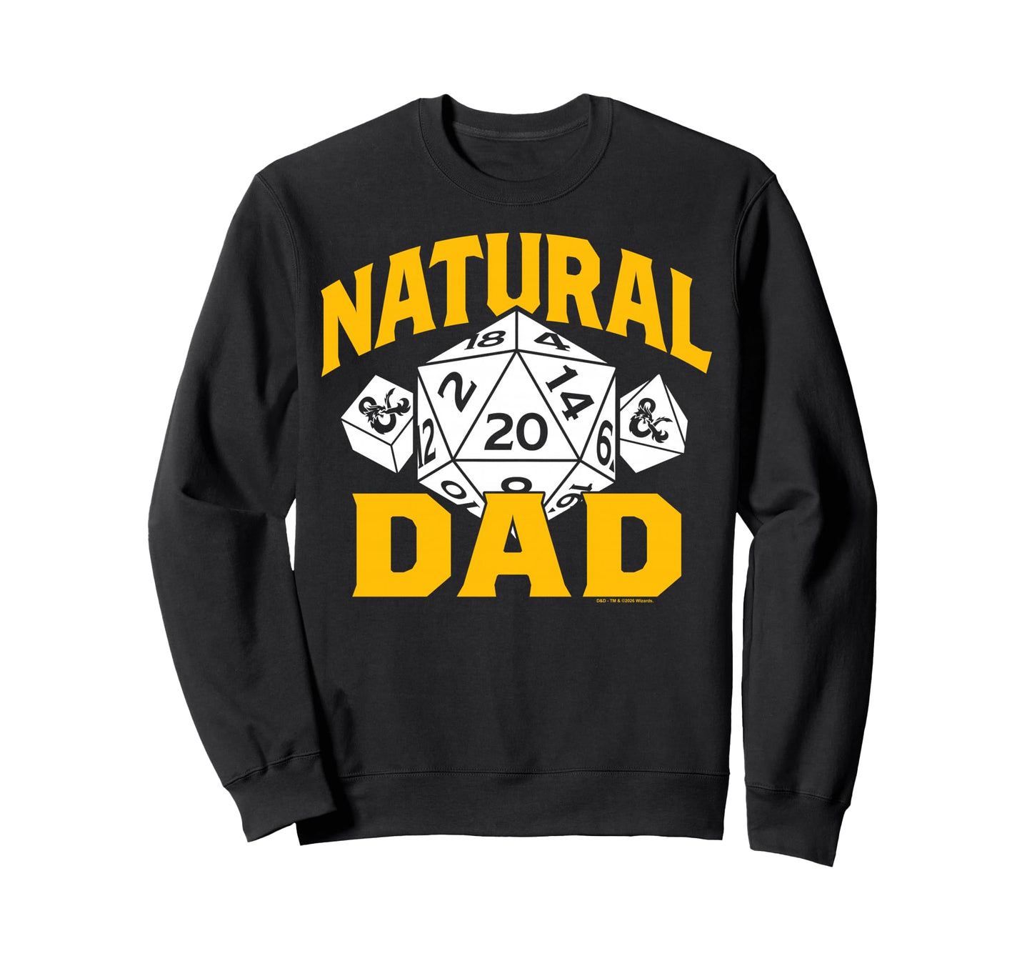 Dungeons Dragons Fathers Day Sweatshirt - Custom Art Print for Adults - T-Shirt, Sweatshirt, Hoodie