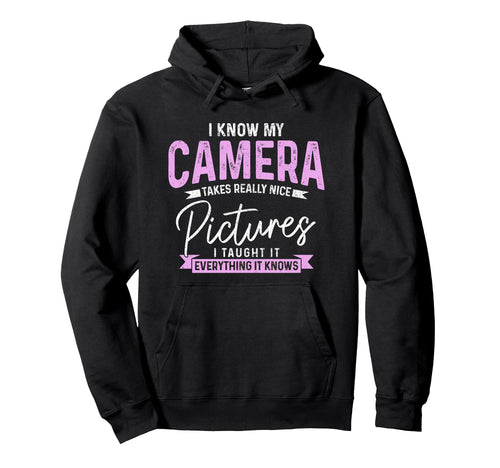 Funny Photographer Camera Funny Hoodie - Fun Novelty Design Unisex - T-Shirt, Sweatshirt, Hoodie