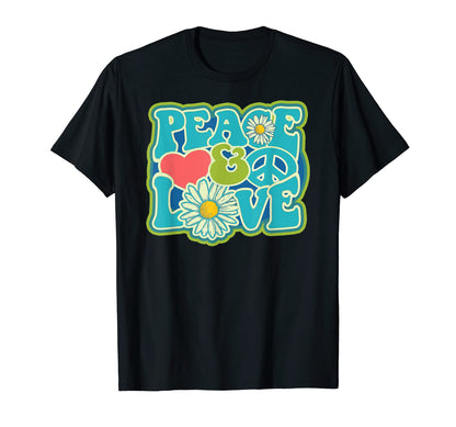 Peace Love 1970S Love And Peace T-Shirt - Novelty Apparel Unisex - T-Shirt, Sweatshirt, Hoodie