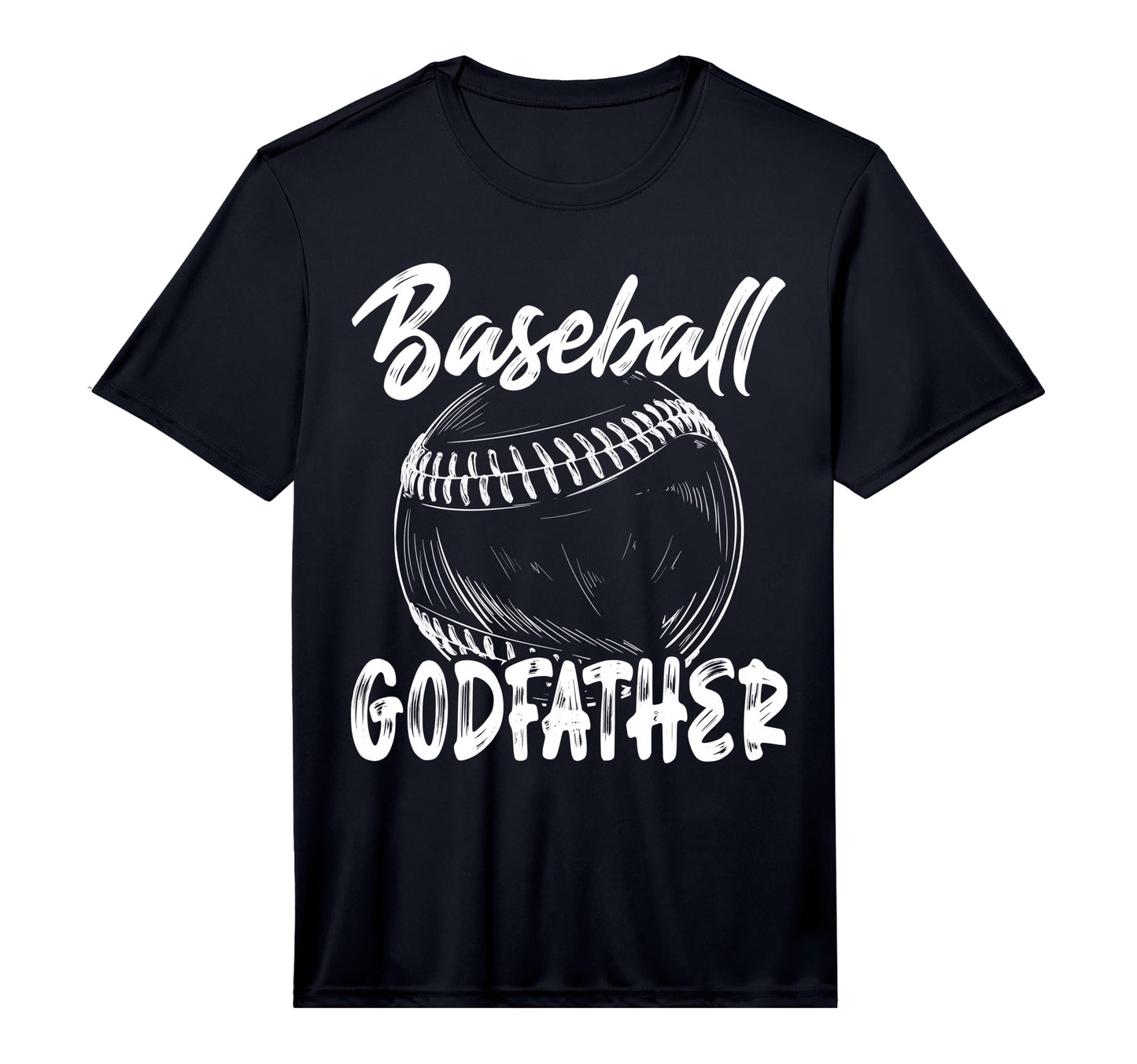 Baseball Godfather Family Matching T-Shirt - Minimalist Print for Adults - T-Shirt, Sweatshirt, Hoodie