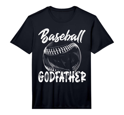 Baseball Godfather Family Matching T-Shirt - Minimalist Print for Adults - T-Shirt, Sweatshirt, Hoodie