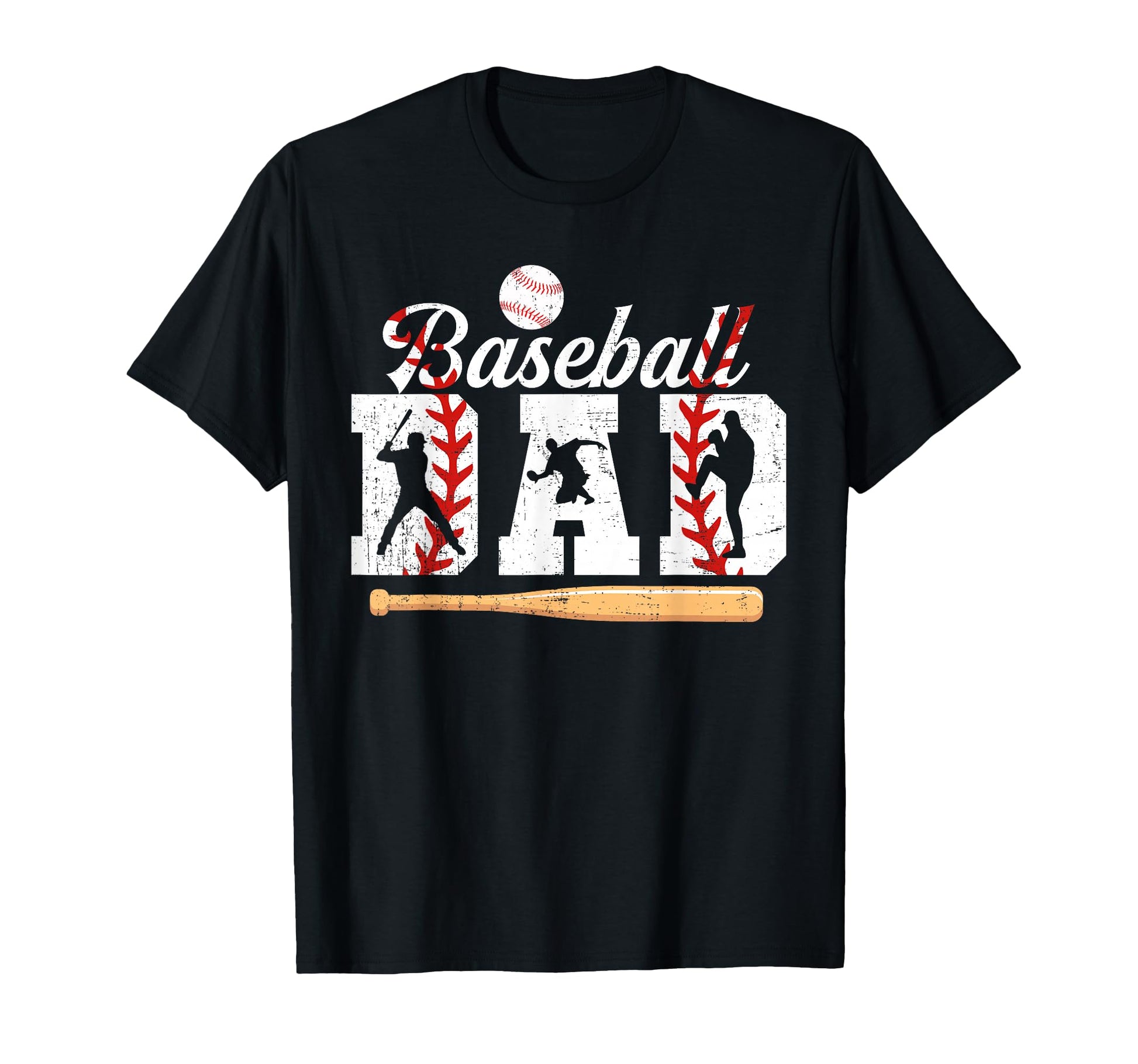 Baseball Dad Fathers Day Sport Coach T-Shirt - Trendy Graphic for Adults - T-Shirt, Sweatshirt, Hoodie