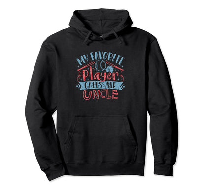 My Favorite Baseball Softball Player Hoodie - Streetwear Style for Adults - T-Shirt, Sweatshirt, Hoodie