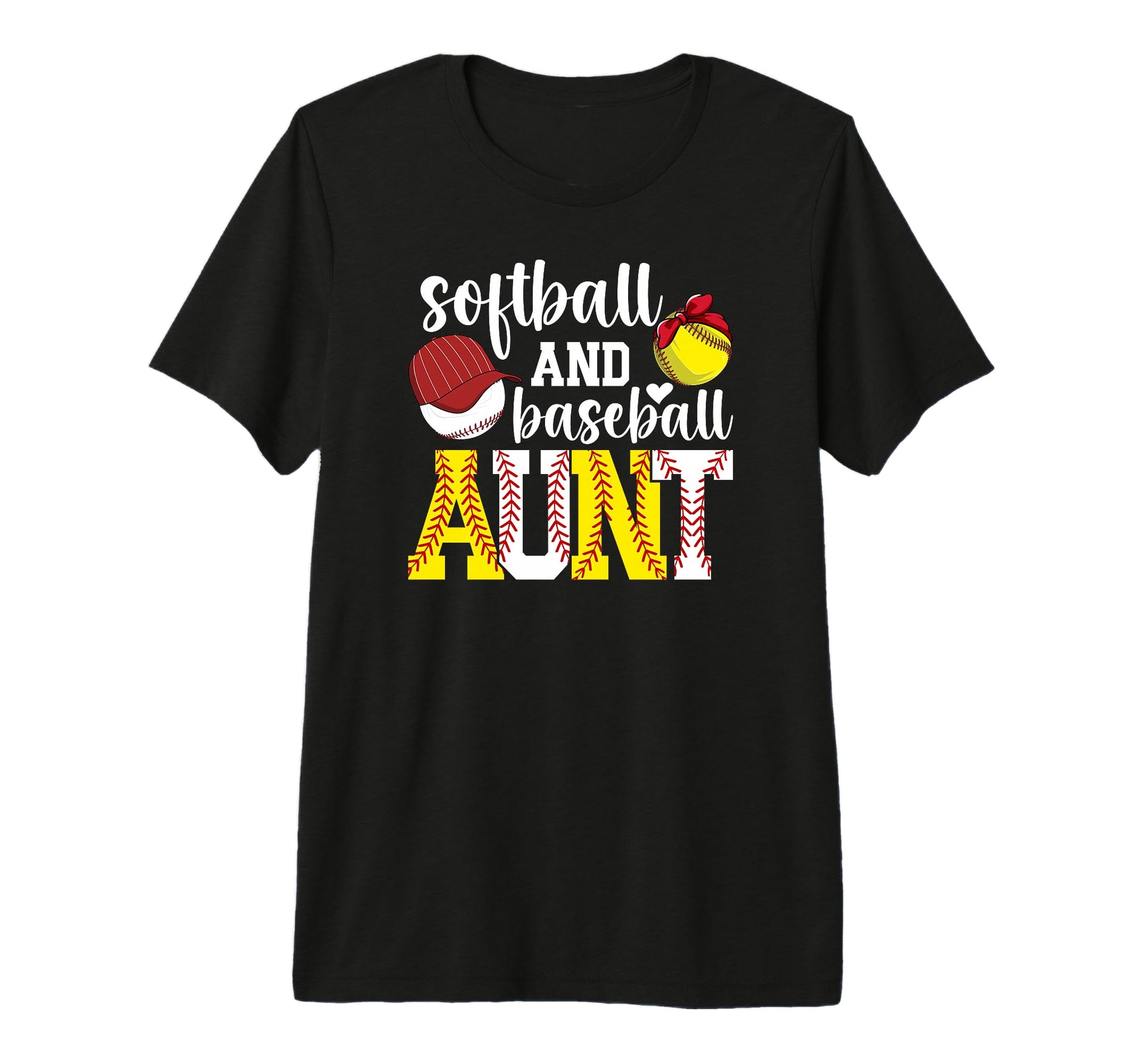 Softball And Baseball Aunt Baseball T-Shirt - Streetwear Style Unisex - T-Shirt, Sweatshirt, Hoodie