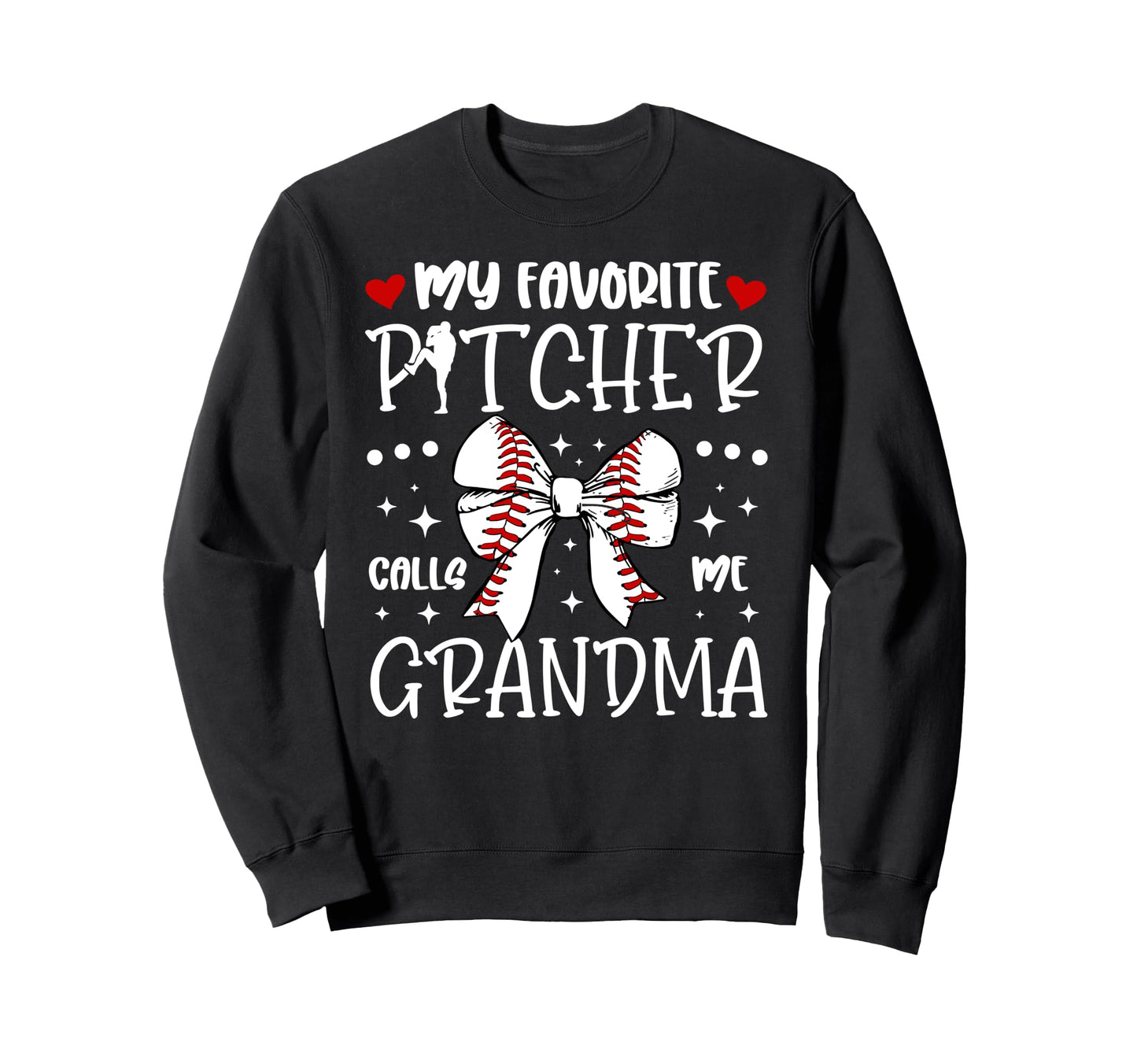 My Favorite Baseball Pitcher Sweatshirt - Custom Art Print for Adults - T-Shirt, Sweatshirt, Hoodie